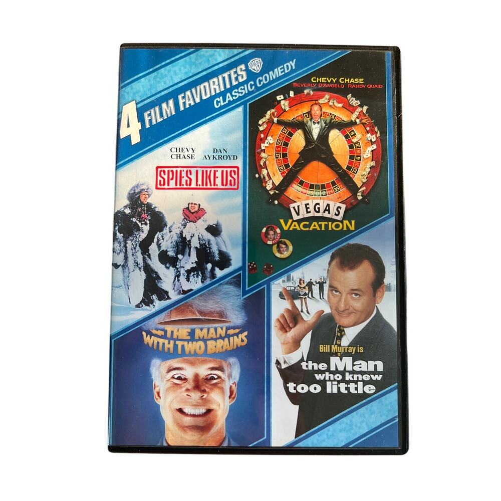 4 Film Favorites: Classic Comedies w/ sleeve Murray, Aykroyd, Martin, Chase